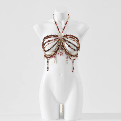 Beaded Festival Body Chain Top Collection 40+ Choices -Rave Tops -Rave Mates