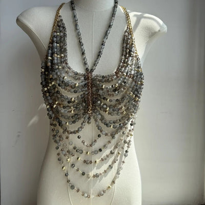 Beaded Festival Body Chain Top Collection 40+ Choices -Rave Tops -Rave Mates
