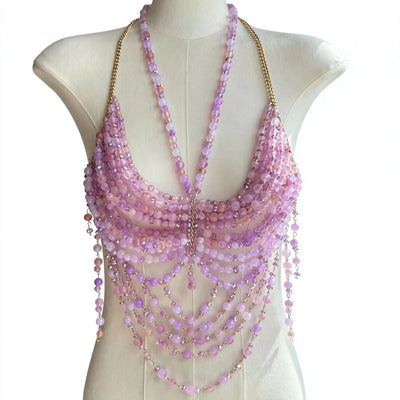 Beaded Festival Body Chain Top Collection 40+ Choices -Rave Tops -Rave Mates