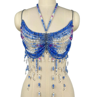 Beaded Festival Body Chain Top Collection 40+ Choices -Rave Tops -Rave Mates