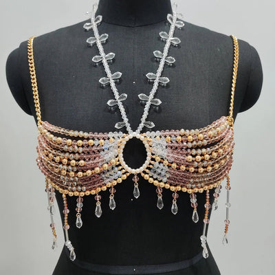 Beaded Festival Body Chain Top Collection 40+ Choices -Rave Tops -Rave Mates