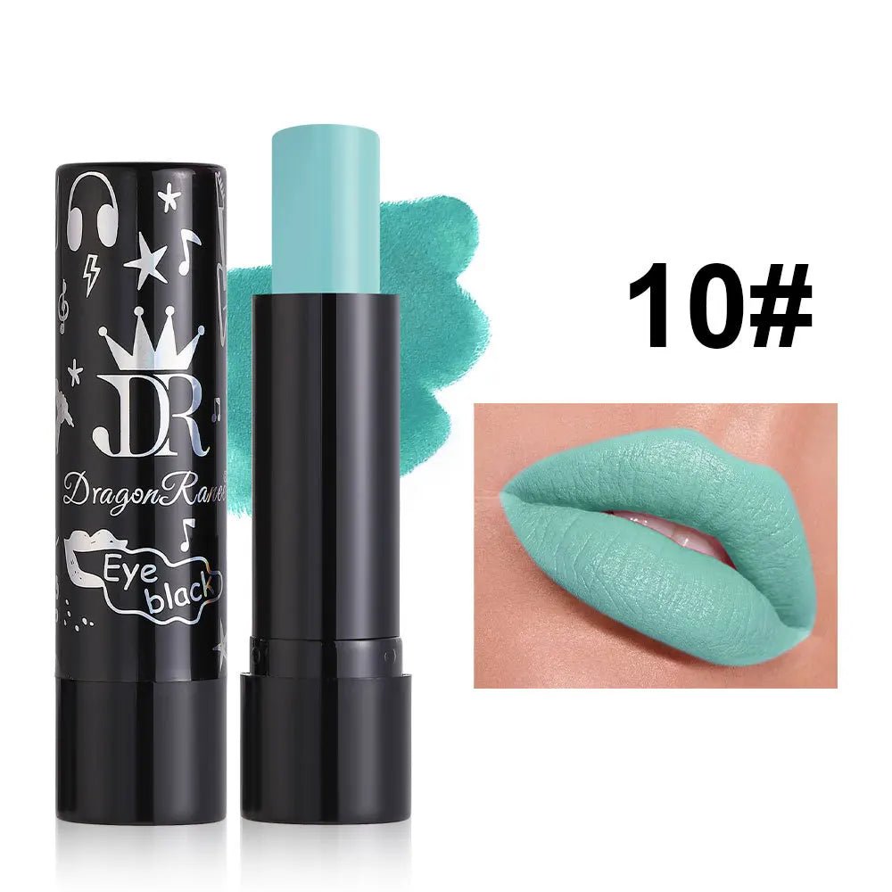 Dragon Ranee Velvet Matte Lipstick – 12 Vibrant Festival Shades -Rave Outfit Addons -Rave Mates