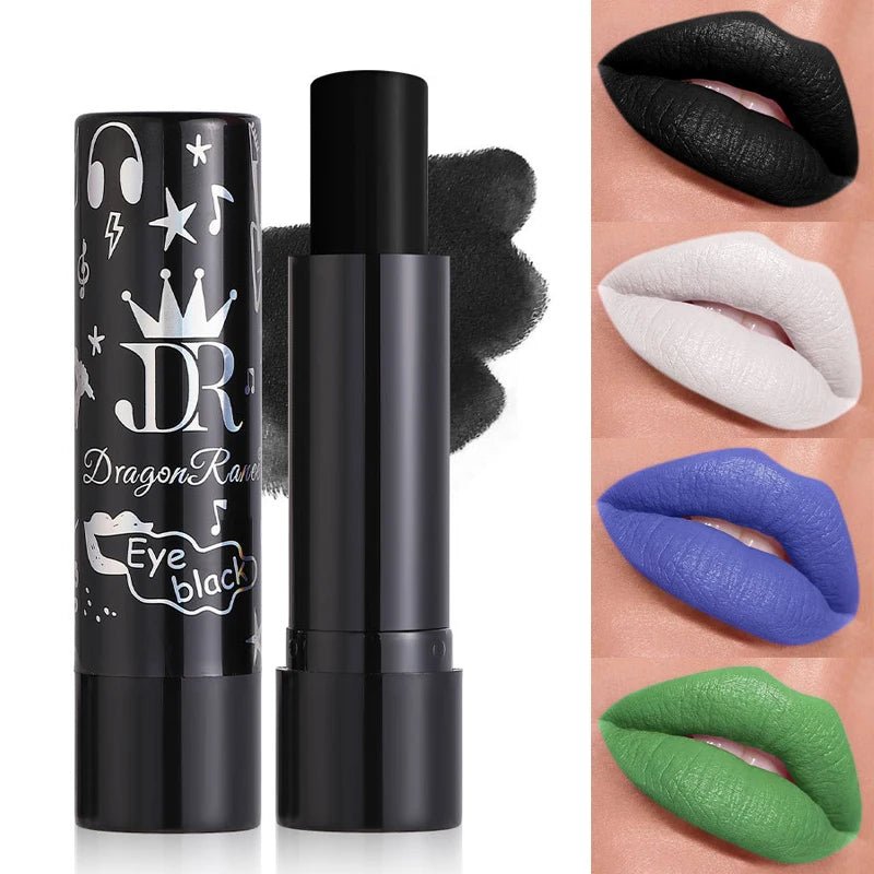 Dragon Ranee Velvet Matte Lipstick – 12 Vibrant Festival Shades -Rave Outfit Addons -Rave Mates