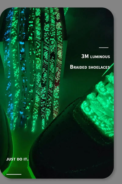 Glow In The Dark Rave Shoelaces – Festival Ready Laces -Rave Shoes -Rave Mates
