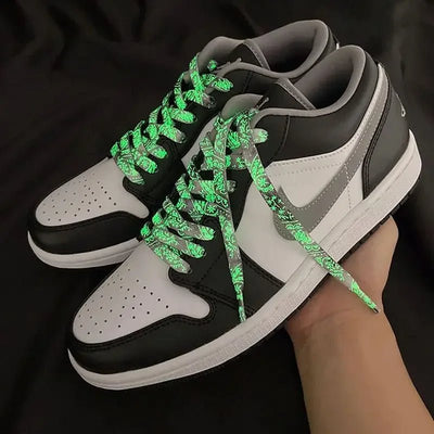 Glow In The Dark Rave Shoelaces – Festival Ready Laces -Rave Shoes -Rave Mates