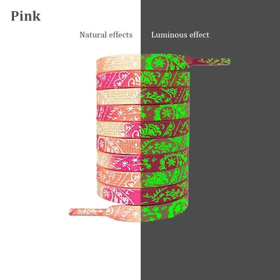Glow In The Dark Rave Shoelaces – Festival Ready Laces -Rave Shoes -Rave Mates