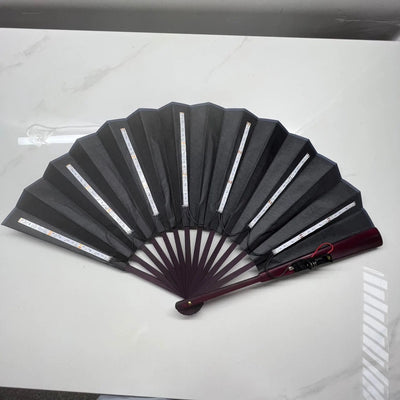 LED Light Up Rave Fan – 10 Inch Festival Hand Fan -Rave Fans -Rave Mates