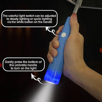 LED Light-Up Umbrella – Rave & Festival Rain Umbrella -Rave Accessories -Rave Mates