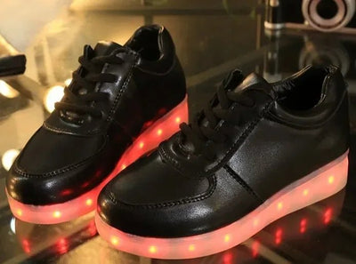Luminous Sneakers for Women Casual Led Glowing Shoes for Men Fashion Flat Running LED Rechargeable Couple Shoes Кроссовкиженские - Rave Mates