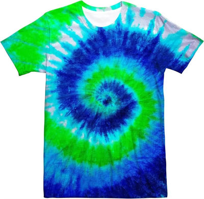 Men’s Tie-Dye Rave T-Shirt - 8 Colourful Designs -Man's Rave Outfits -Rave Mates