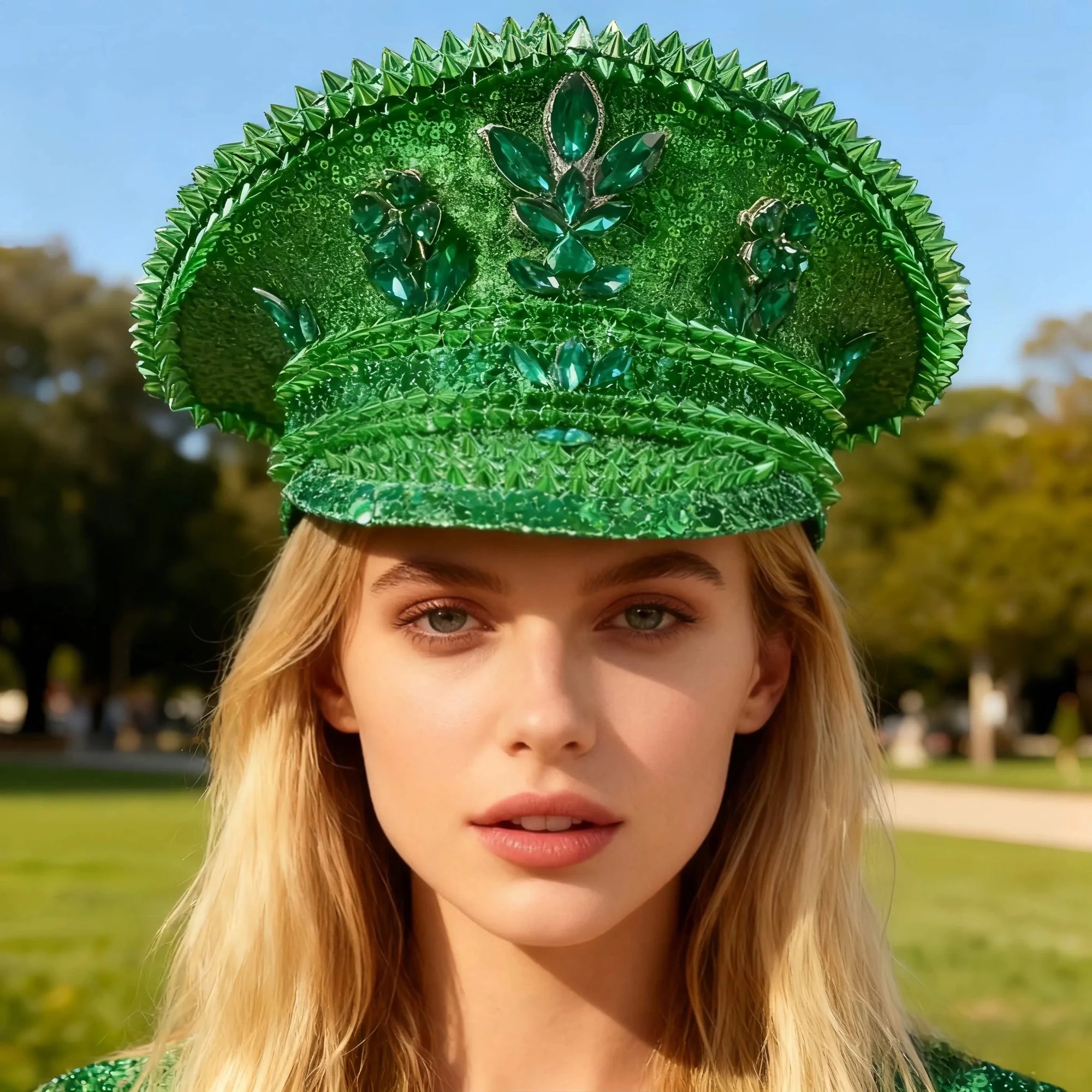 Sequin Festival Captain Hat with Gems – 20 Style Choices -Rave Accessories -Rave Mates