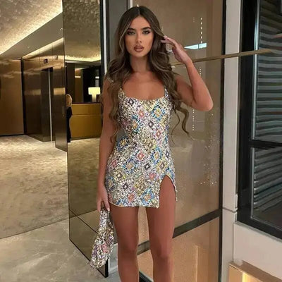 Sparkly Sequin & Fringe Mini Party Dress 38 Choices! -Going Out Dresses -Rave Mates