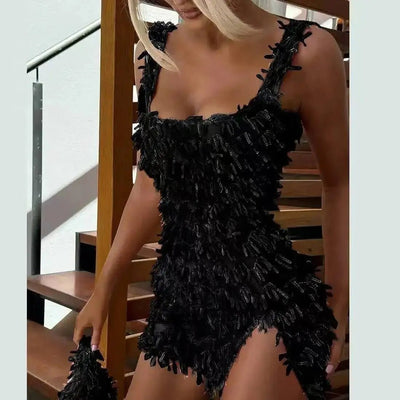 Sparkly Sequin & Fringe Mini Party Dress 38 Choices! -Going Out Dresses -Rave Mates