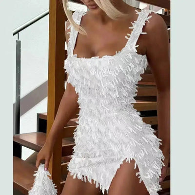 Sparkly Sequin & Fringe Mini Party Dress 38 Choices! -Going Out Dresses -Rave Mates