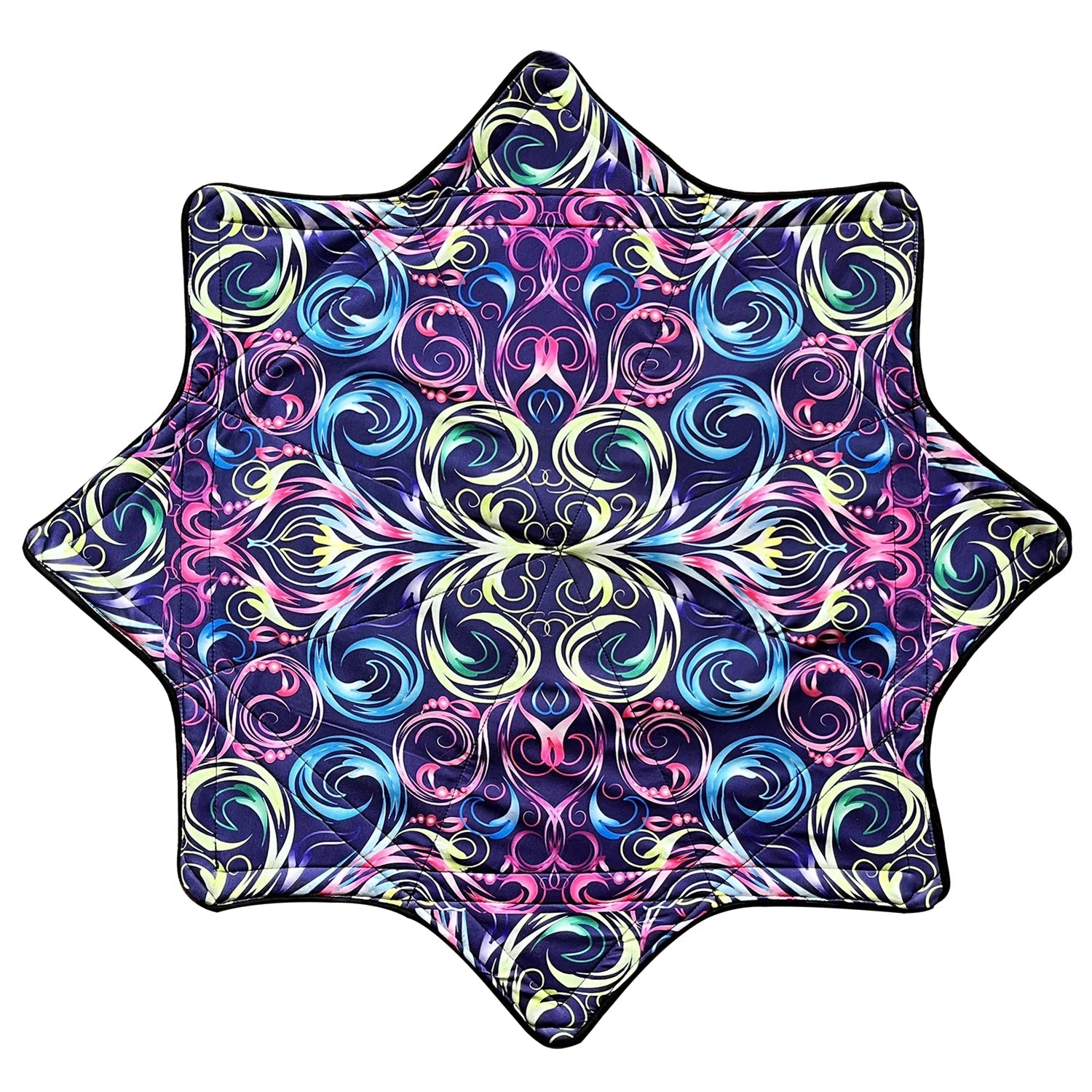 Spinning Festival Mat – Psychedelic Rave Flow Prop -Rave Accessories -Rave Mates