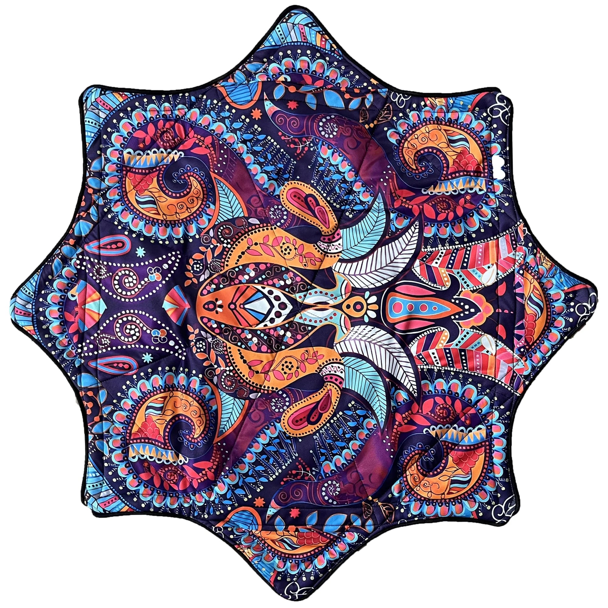 Spinning Festival Mat – Psychedelic Rave Flow Prop -Rave Accessories -Rave Mates