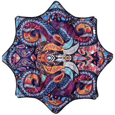 Spinning Festival Mat – Psychedelic Rave Flow Prop -Rave Accessories -Rave Mates