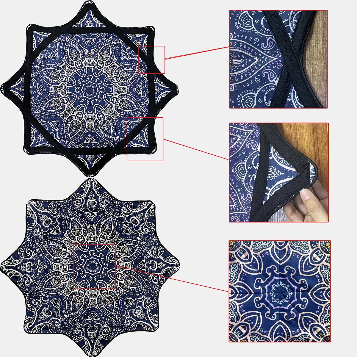 Spinning Festival Mat – Psychedelic Rave Flow Prop -Rave Accessories -Rave Mates