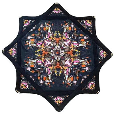 Spinning Festival Mat – Psychedelic Rave Flow Prop -Rave Accessories -Rave Mates
