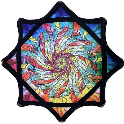 Spinning Festival Mat – Psychedelic Rave Flow Prop -Rave Accessories -Rave Mates