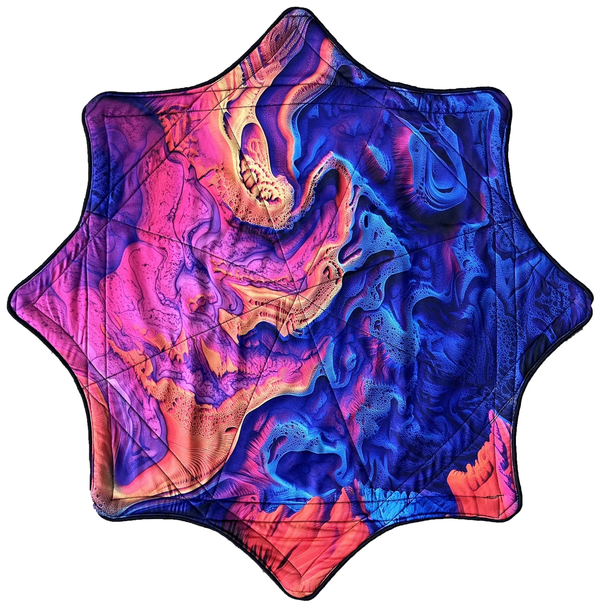 Spinning Festival Mat – Psychedelic Rave Flow Prop -Rave Accessories -Rave Mates