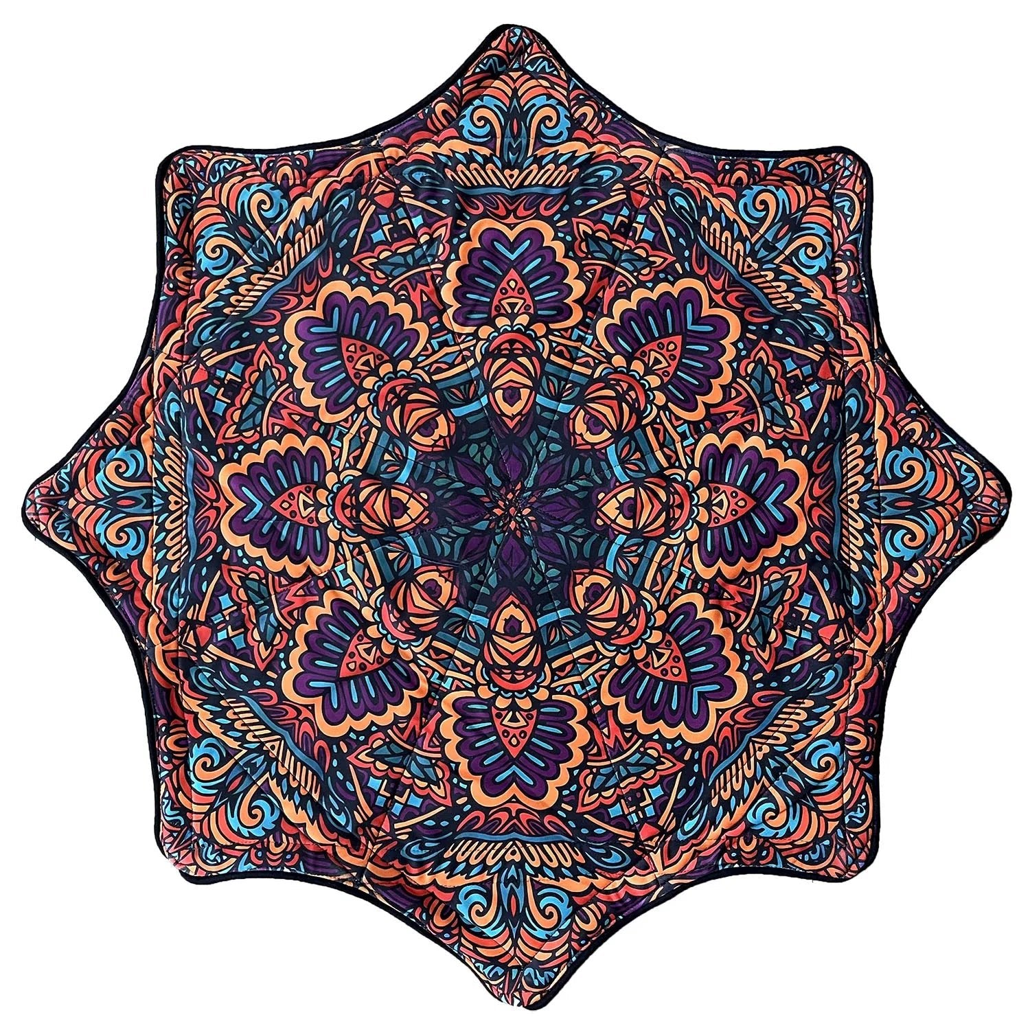 Spinning Festival Mat – Psychedelic Rave Flow Prop -Rave Accessories -Rave Mates
