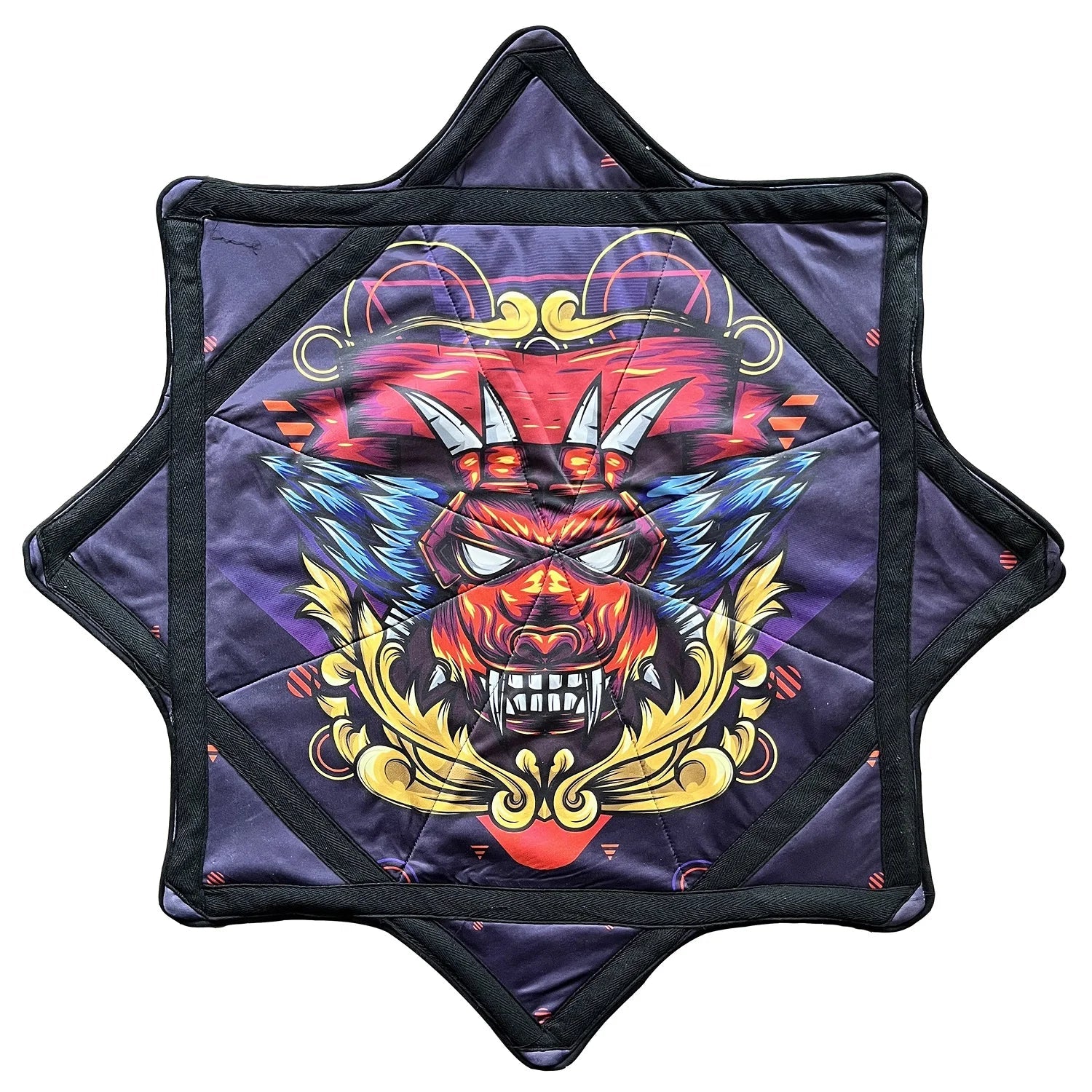 Spinning Festival Mat – Psychedelic Rave Flow Prop -Rave Accessories -Rave Mates