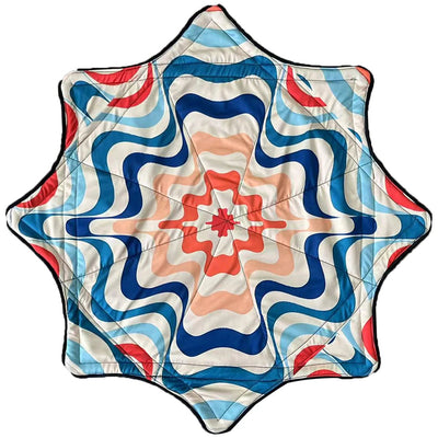 Spinning Festival Mat – Psychedelic Rave Flow Prop -Rave Accessories -Rave Mates