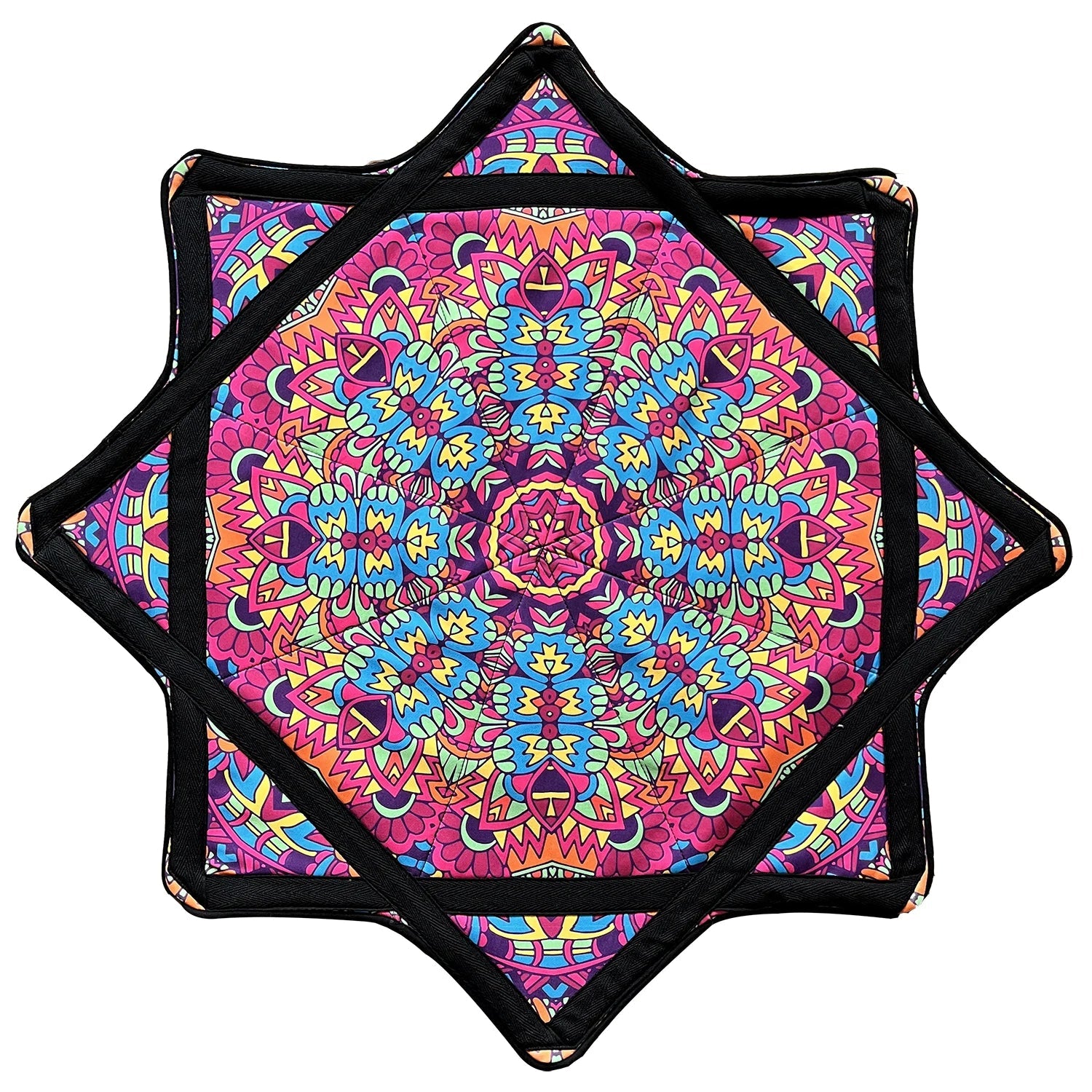 Spinning Festival Mat – Psychedelic Rave Flow Prop -Rave Accessories -Rave Mates