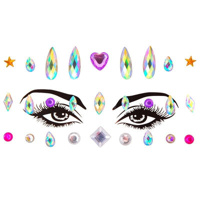 3D Acrylic Rhinestone Sticker -Rave Outfit Addons -Rave Mates