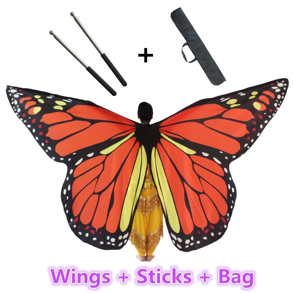 Butterfly Wings For 110-175cm Persons -Flow Arts -Rave Mates
