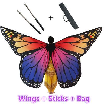 Butterfly Wings For 110-175cm Persons -Flow Arts -Rave Mates