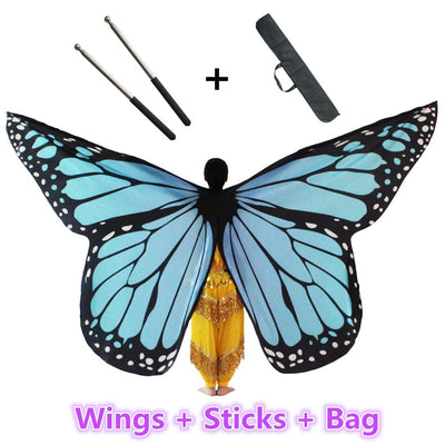 Butterfly Wings For 110-175cm Persons -Flow Arts -Rave Mates