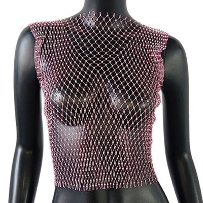 Cropped Tank Top -Rave Tops -Rave Mates