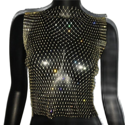 Cropped Tank Top -Rave Tops -Rave Mates