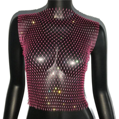 Cropped Tank Top -Rave Tops -Rave Mates