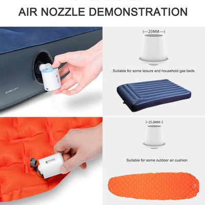 Electric Air Pump with Lamp - Festival Camp Gear - Rave Mates