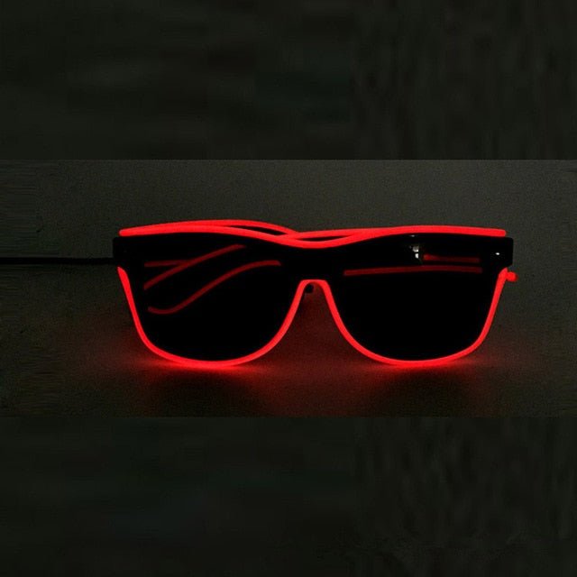 LED El Wire Sunglasses - Rave Glasses - Rave Mates