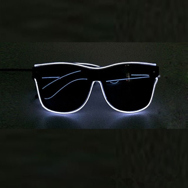 LED El Wire Sunglasses - Rave Glasses - Rave Mates