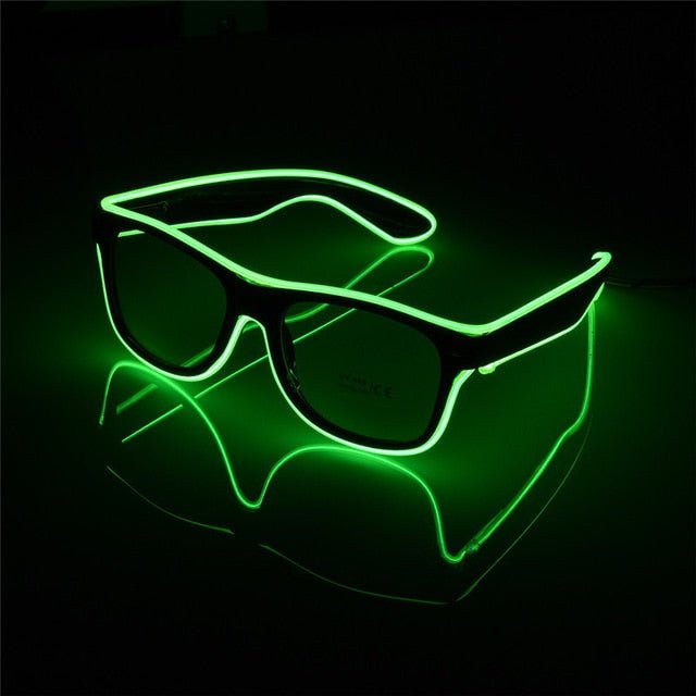 LED El Wire Sunglasses - Rave Glasses - Rave Mates