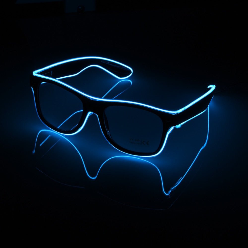 LED El Wire Sunglasses - Rave Glasses - Rave Mates