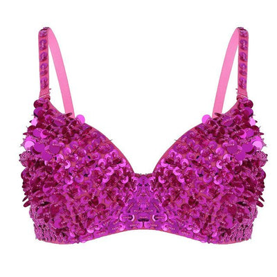 Glitter Belly Dancing Bra -Rave Bras -Rave Mates