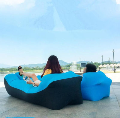 Inflatable Air Lazy Bag -Festival Camping Gear -Rave Mates