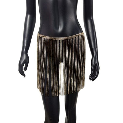 Link Chain Skirt -rave outfit -Rave Mates