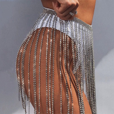 Link Chain Skirt -rave outfit -Rave Mates
