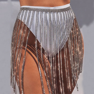 Link Chain Skirt -rave outfit -Rave Mates
