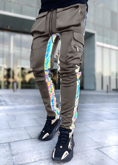 Mens Reflective Pants -Man's Rave Outfits -Rave Mates