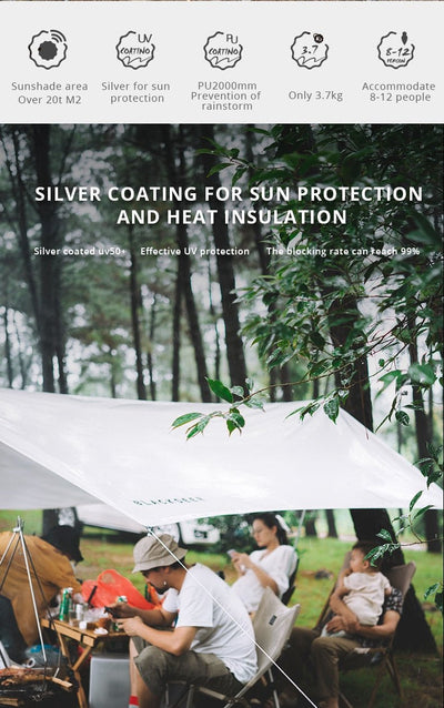 Multifunctional Tent Canopi -Festival Camping Gear -Rave Mates