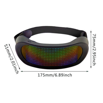 Rave Party Glasses - Bluetooth App Controlled -Festival Rave -Rave Mates