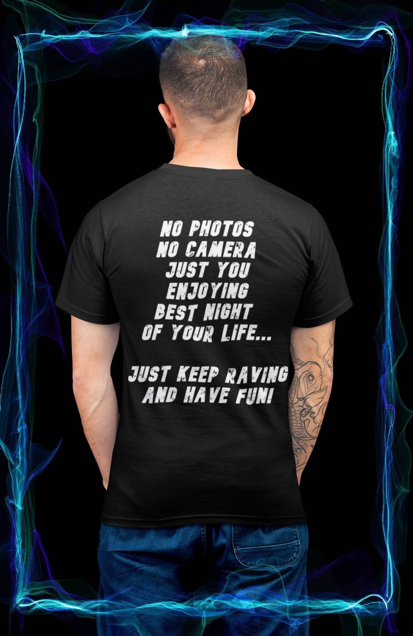 Rave T-shirt ENJOY WITH YOUR MIND -Rave T-shirts For Guys & Women's -Rave Mates